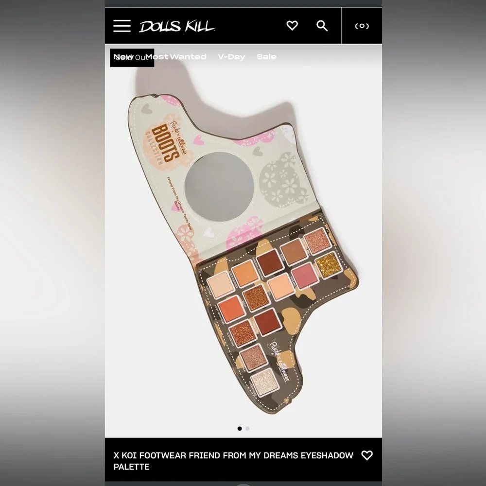 RUDE X KOI FOOTWEAR FRIEND FROM MY DREAMS EYESHADOW PALETTE
